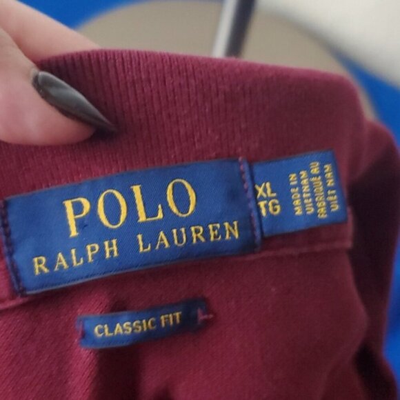 Polo Ralph Lauren Maroon XL Classic Fit - Picture 5 of 6